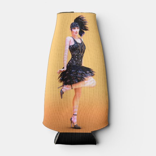 フラッパー踊り ボトルクーラー (正面)