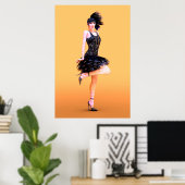 フラッパー踊り ポスター (ホームオフィス)