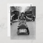 フラッパー駆動ペダル車, 1924 ポストカード (正面/裏面)