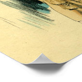 フラッパー1920のファッションイラストレーションポスター – プリント (角)