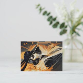 フラッパー・ウーマン、アート・デコ、vol 3 -遊のカード ノートカード