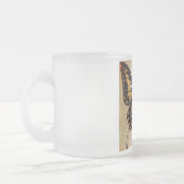 フラッパー・ガールの蝶への変身 1922 フロストグラスマグカップ (左)