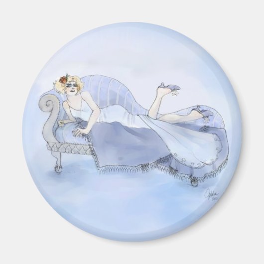 フラッパー（青） マグネット (正面)