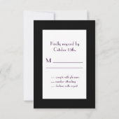 フラッパーRSVP （紫） 出欠カード (裏面)