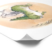 フラッピーキュスバートプリント ポスター (角)