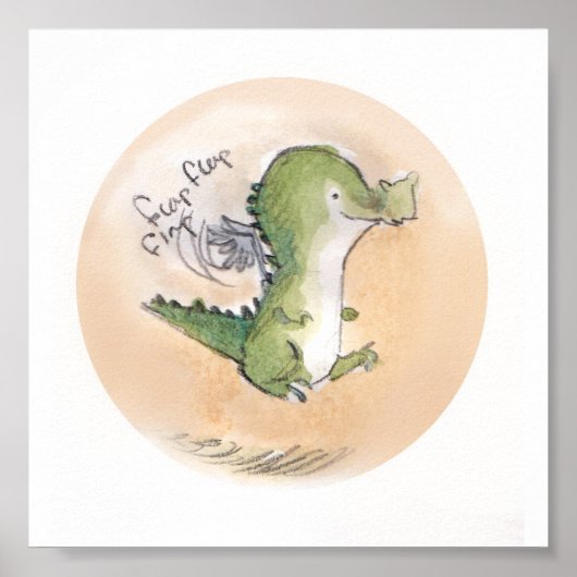 フラッピーキュスバートプリント ポスター (正面)