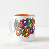 フラッピー犬キャラクターモックスリーツトネードマグカップ ツートーンマグカップ (正面左)