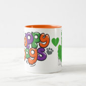 フラッピー犬キャラクターモックスリーツトネードマグカップ ツートーンマグカップ (中央)