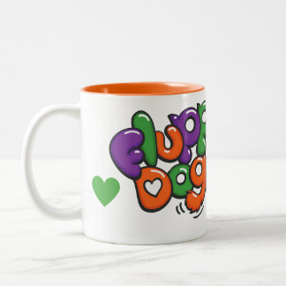 フラッピー犬キャラクターモックスリーツトネードマグカップ ツートーンマグカップ