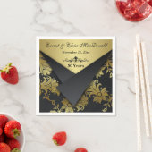 フラッフェイクプフローラ50周年ナ結婚プキンス スタンダードカクテルナプキン (インサイチュ)