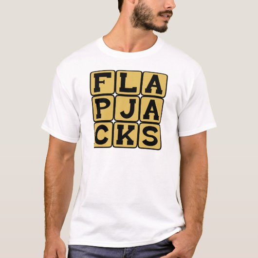 フラップジャック,パンケーキ Tシャツ (正面)
