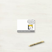 フラップマンガ猫好きの猫 ポストイット (デスク上)