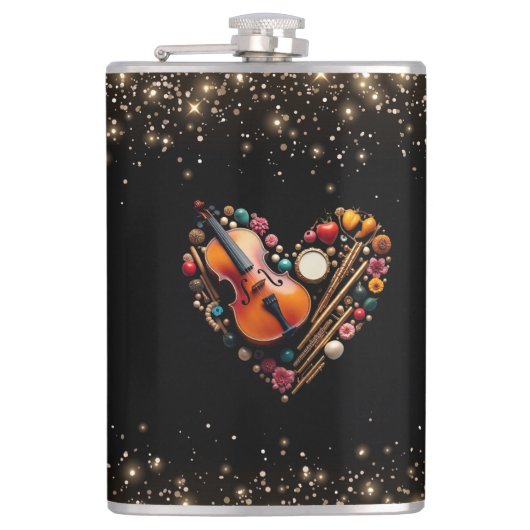 フラッ包まれたク フラスク (正面)