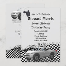 フラッ市松模様にグトラックSweet sixteen誕生日パーティー