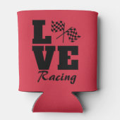 フラッ市松模様にグ・ラブレーシング・ウィークエンド・パーティー 缶クーラー (裏面)