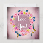 'フラッ結婚トグリーティングカード カード (正面)