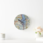 フラテアド湖とポルソン ラウンド壁時計 (ホーム)