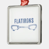 フラティロンコロラドロック登山クイックドロー メタルオーナメント (左)