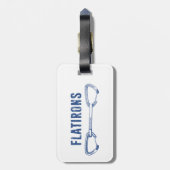 フラティロンコロラドロック登山クイックドロー ラゲッジタグ (裏面縦)