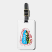 フラティロン登山カラビナー ラゲッジタグ (正面縦)