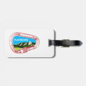 フラティロン登山カラビナー ラゲッジタグ (裏面横)