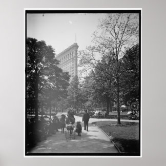 フラティロン・ビル – ニューヨーク – 1905 ポスター