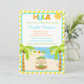 フラトロピカルボーイベビーシャワー 招待状 (スタンド正面)