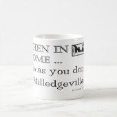 フラナリー・オコナー"時ローマで"のマグ コーヒーマグカップ (中央)