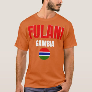 フラニガンビア祖先アフリカ誇りを持ったの輝かしいトリ Tシャツ