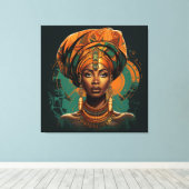 フラニ放射能 キャンバスプリント (インサイチュ (ウッドフロア))