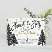 フラネルとフロストのパーティー招待状 招待状 (スタンド正面)