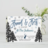 フラネルとフロストのパーティー招待状 招待状 (スタンド正面)