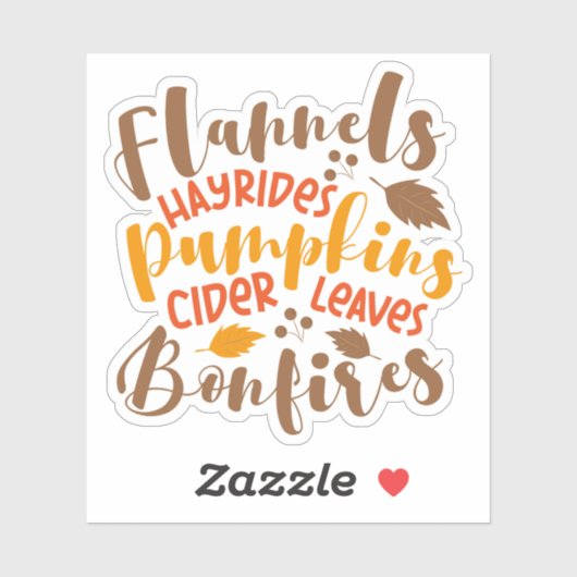 フラネルヘイ乗りカボチャのサイダー離れズ焚き火 シール (シート)