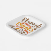 フラネルヘイ乗りカボチャのサイダー離れズ焚き火 ペーパープレート (傾斜あり)