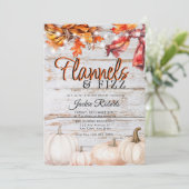 フラネル | フィズ | 素朴ブライダルシャワー 招待状 (スタンド正面)