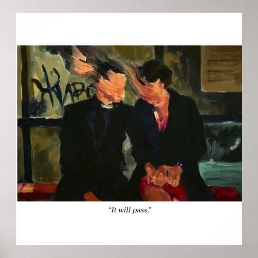 フラバグそれが通過する引用文 ポスター (正面)