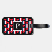 フラパーソナライズされたフランスのグカスタム・フランス ラゲッジタグ (裏面横)