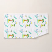 フラパーム(バケーションパターン)タオルセット バスタオルセット (ハンドタオル)