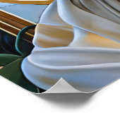 フラビアアールヌーボーグループミュシャスタイル ポスター (角)