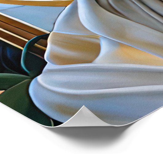 フラビアアールヌーボーグループミュシャスタイル ポスター (角)