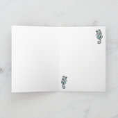 フラフモリーマーメイドカード – ピンク カード (内部)