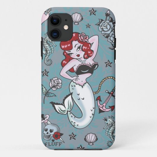 フラフモリーマーメイドIphone 5ケース Case-Mate iPhoneケース (裏面)