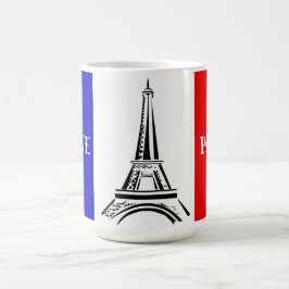 フラフランスのグ&エッフェルタワーデザイン コーヒーマグカップ