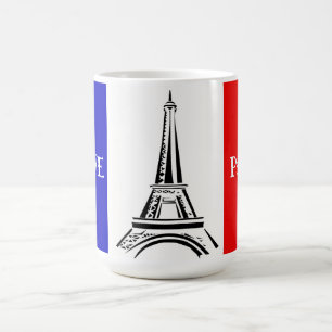 フラフランスのグ&エッフェルタワーデザイン コーヒーマグカップ