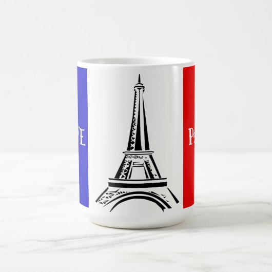 フラフランスのグ&エッフェルタワーデザイン コーヒーマグカップ (中央)