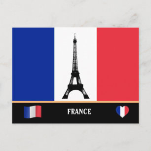 フラフランスのグ&エッフェルタワーパリ/フランスはがき ポストカード