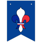 フラフランスのグ&フルーアDe Lysパーティーフランス/バナー  バンティングフラッグ (第2の旗)