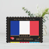 フラフランスのンスに新年を祝う(&最高のH) シーズンカード (スタンド正面)