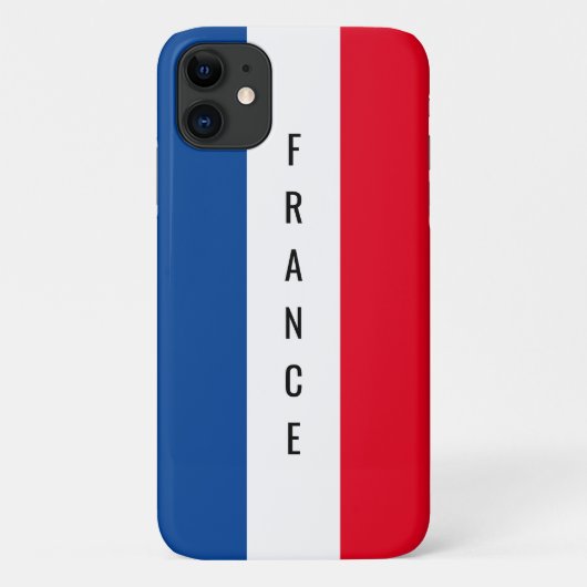 フラフランスのンス名前をカスタムする Case-Mate iPhoneケース (裏面)