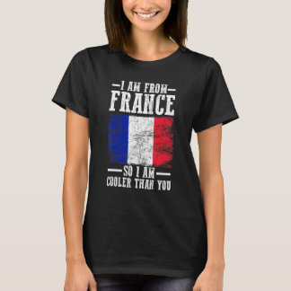 フラフランスのンス国旗 Tシャツ